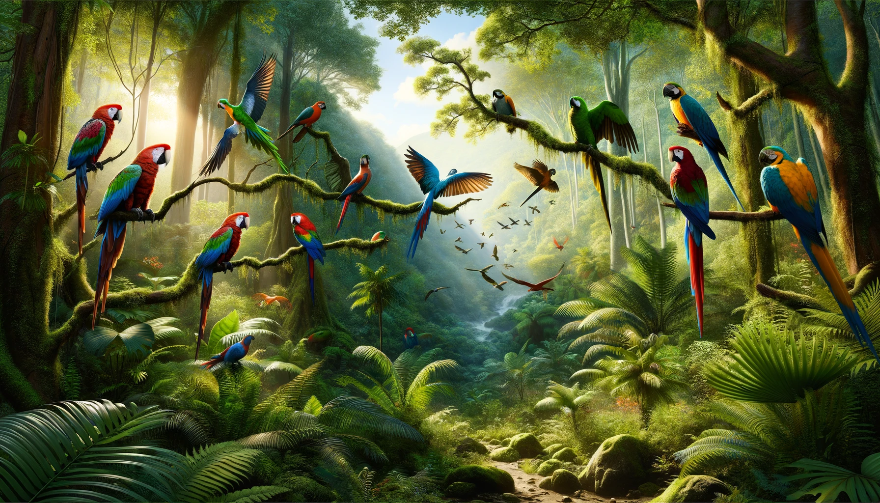 Populaire vogel- en papegaaiennamen